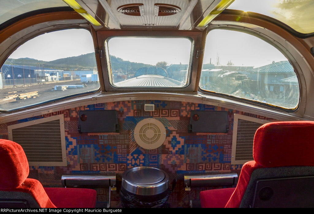 Grand Canyon Railway Coconino Dome interior